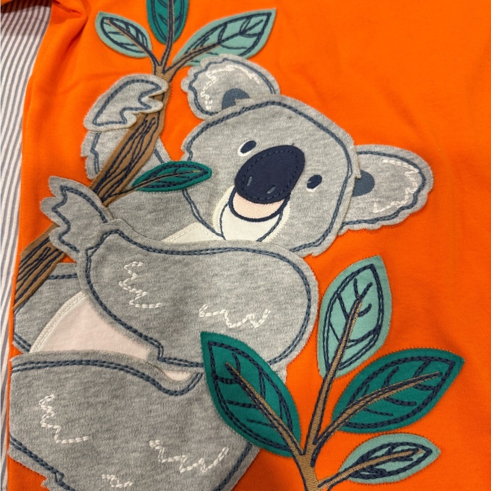 FRUGI CARSEN APPLIQUE T-SHIRT size 8-9 years organic cotton - Picture 6 of 11